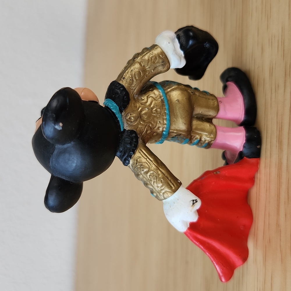 Vtg Bullyland Minnie & Mickey Mouse Spanish Matador & Flamenco Dancer Figurine - Picture 3 of 9